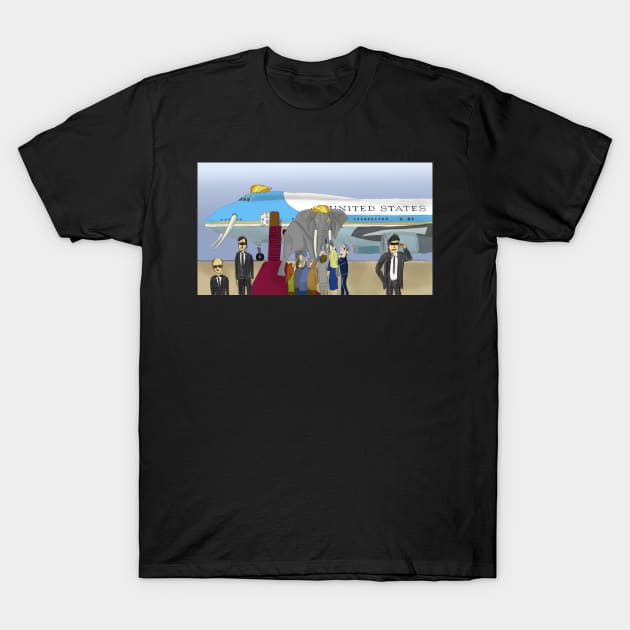 Air Force One T-Shirt by VinnyDee78